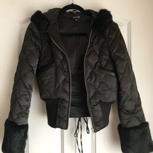Bebe short quilted jacket